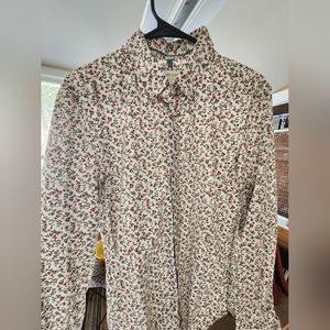 DENIM AND FLOWER MENS DRESS SHIRT L